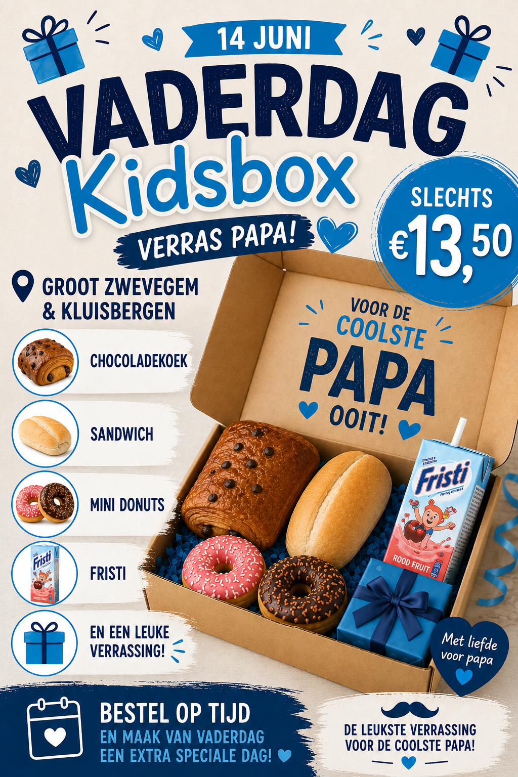 Kidsbox vaderdag Groot zwevegem & kluisbergen